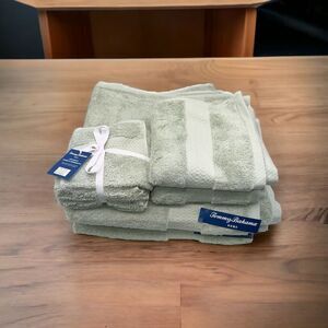 Tommy Bahama Heron Solid Bath Towel Set Of 8